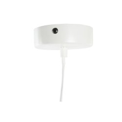 Taklampa DKD Home Decor Vit 50 W (30 x 30 x 30 cm)