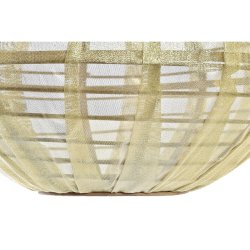 Taklampa DKD Home Decor Naturell Gyllene Brun Bambu 50 W (42 x 4