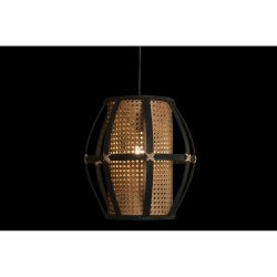 Taklampa DKD Home Decor Svart Brun 220 V 50 W (34 x 34 x 35 cm)