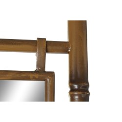 Handdukshngare golvmodell DKD Home Decor Speglar Metall Senap (