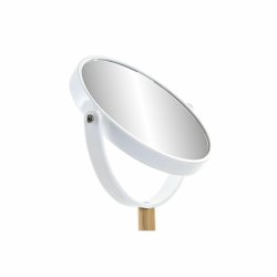 Speglar DKD Home Decor Vit Naturell Bambu Aluminium polystyren 1