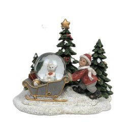 Julgranskula DKD Home Decor Harts (16 x 12,5 x 14,5 cm) (2 antal