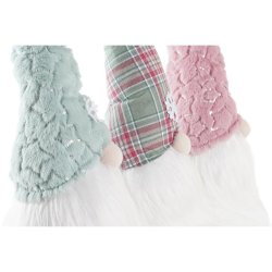 Tomte DKD Home Decor Rd Grn Rosa Gnom 17 x 16 x 54 cm (3 antal