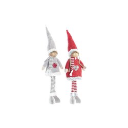 Prydnadsfigur DKD Home Decor Jul Docka Polyester (17 x 9 x 79 cm