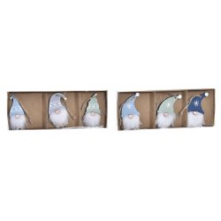 Juldekorationer DKD Home Decor Polyester Tr MDF (21 x 8 x 1,5 c