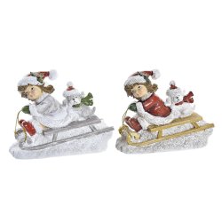 Julgranskula DKD Home Decor Harts (13 x 6 x 10,5 cm) (2 antal)