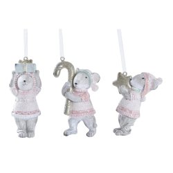 Julgranskula DKD Home Decor Harts (5 x 3 x 8,5 cm) (3) (3 antal)