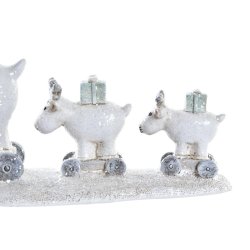 Julgranskula DKD Home Decor Harts (17 x 7,5 x 13,5 cm) (2 antal)