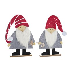 Julgranskula DKD Home Decor MDF Filthatt (34 x 6 x 64 cm) (2 ant