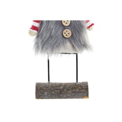 Julgranskula DKD Home Decor Polyester Ren (8 x 5 x 23 cm) (2 ant