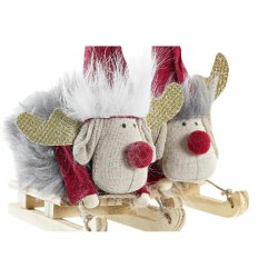 Julgranskula DKD Home Decor Polyester Ren (15 x 5,5 x 16,5 cm) (