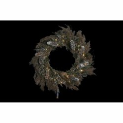 Julkrans DKD Home Decor Blomster (60 x 10 x 60 cm) (2 antal)