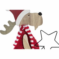 Julgranskula DKD Home Decor Tr Polyester Ren (5 x 22 x 41 cm) (
