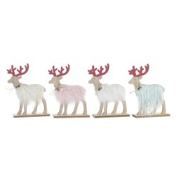 Julgranskula DKD Home Decor Polyester MDF Ren (23 x 5 x 16 cm) (