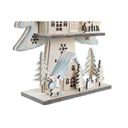 Julgran DKD Home Decor Rd Trd Bl Rosa Tr Grn (23 x 9 x 47 c