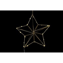 Julgranskula DKD Home Decor Metall Stjrna (2 antal) (30 x 11 x