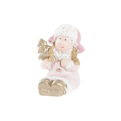 Julgranskula DKD Home Decor Harts ngel (3,5 x 2,5 x 4 cm) (4 an