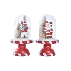 Julgranskula DKD Home Decor Harts (13,5 x 13,5 x 23,5 cm) (2 ant