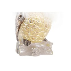 Julgranskula DKD Home Decor Uggla Harts (7,5 x 7,5 x 14 cm) (2 a