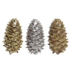 Julgranskula DKD Home Decor Ananas Harts (13 x 7,5 x 7,5 cm) (3)