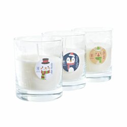 Ljus DKD Home Decor Jul Sngubbe (3 antal)