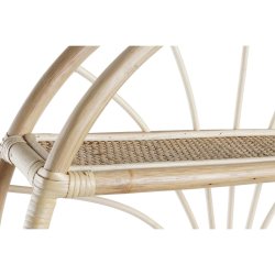 Bokhylla DKD Home Decor Vgg Naturell Rattan 2 Hyllor (60 x 14 x