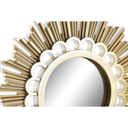 Vggklocka DKD Home Decor Speglar PP (25 x 2,5 x 25 cm) (2 antal