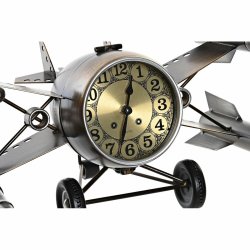 bordsklocka DKD Home Decor Gyllene Silvrig Rymdfarkost Loft (2 a