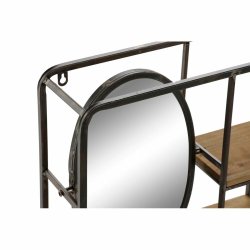 Bokhylla DKD Home Decor Tr Metall Tr MDF 39,5 x 13,5 x 60 cm