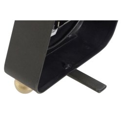 bordsklocka DKD Home Decor Svart Gyllene Silvrig (2 antal)