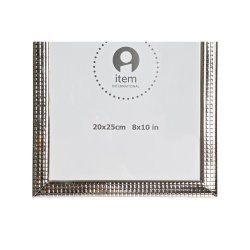 Fotoram DKD Home Decor Silvrig Metall Shabby Chic 22 x 2 x 27 cm