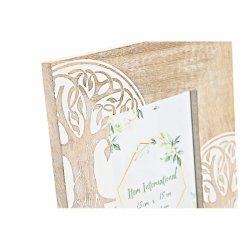 Fotoram DKD Home Decor Vit Brun Tr Glas Mangotr Trd Indier 23