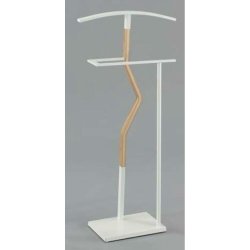 Hattstll DKD Home Decor Naturell Tr Stl Vit (48 x 20 x 106,5