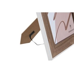 Fotoram DKD Home Decor Glas Vit Tr MDF (27,5 x 1,5 x 32,5 cm)