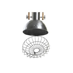Taklampa DKD Home Decor Silvrig Brun Silver 50 W (31 x 31 x 44 c