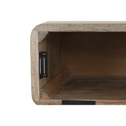 Nattduksbord DKD Home Decor Brun Naturell Mangotr 50 x 40 x 50