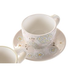 Kaffeset DKD Home Decor Grn Beige Metall Dolomite 180 ml