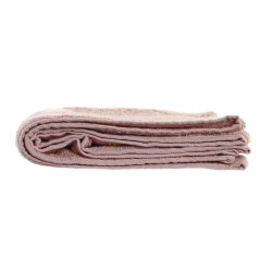 Badrumsmatta DKD Home Decor 600 gsm Bomull Ljusrosa (80 x 50 x 1