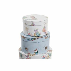 Set med stapelbara frvaringsldor DKD Home Decor Papp Urban 37,