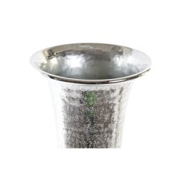 Vas DKD Home Decor 20 x 20 x 51 cm Silvrig Gyllene Aluminium Mod