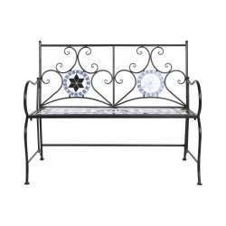 Bnk DKD Home Decor Keramik Mosaik Svart Metall Multicolour (111