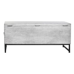 Koffert DKD Home Decor Keramik Gr Vit Mangotr (116 x 40 x 50 c