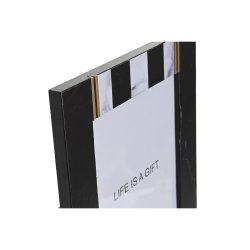 Fotoram DKD Home Decor Metall Dvobarvna Tr MDF (20,8 x 1,5 x 25