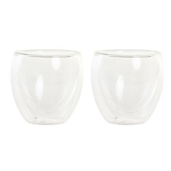 Glasset DKD Home Decor Transparent Glas Borosilikatglas 100 ml 2