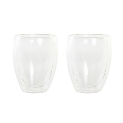 Glasset DKD Home Decor Transparent Glas Borosilikatglas 380 ml 2