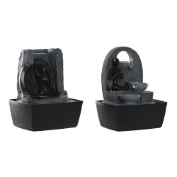 Szk?kt DKD Home Decor 20 x 15 x 24 cm Harts Indier (2 antal)