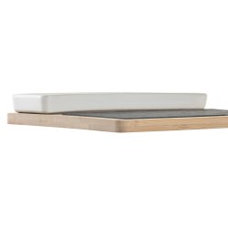 Tilltuggsset DKD Home Decor 24 x 7 x 2,5 cm Naturell Svart Skiff