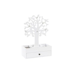 Smyckeskrin DKD Home Decor Vit Tr MDF (24 x 12 x 36 cm)