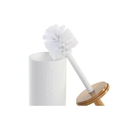 Toalettborste DKD Home Decor 9 x 9 x 35,5 cm Naturell Vit polypr