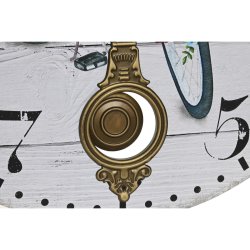 Vggklocka DKD Home Decor Cykel Metall Multicolour Tr MDF (2 an
